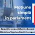 Moțiune simplă de cenzură împotriva ministrului Agriculturii