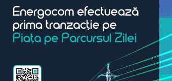 Energocom efectuează prima tranzacție pe Piața pe Parcursul Zilei