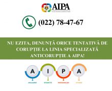 AIPA a instituit Linia specializată anticorupție