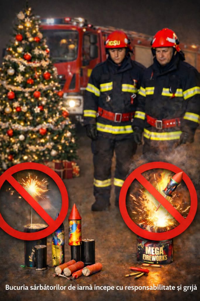 Recomandările IGSU pentru prevenirea situațiilor de risc de sărbători