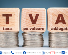 Un nou regim fiscal privind TVA va intra în vigoare din 01 ianuarie 2026
