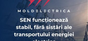 Moldelectrica: Sistemul de transport al energiei electrice funcționează stabil, fără sistări