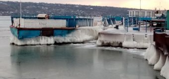 Activitatea Bacului Molovata a fost suspendată temporar din cauza temperaturilor scăzute și a înghețării râului Nistru
