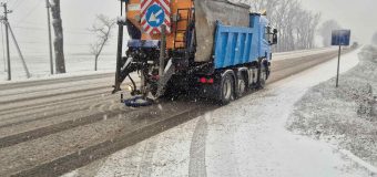 Intervențiile drumarilor în raioanele unde s-a format lunecuș