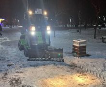 Serviciile municipale au intervenit pe străzile Chișinăului