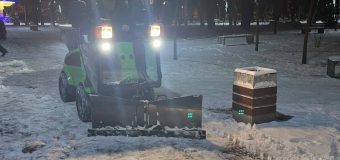 Serviciile municipale au intervenit pe străzile Chișinăului