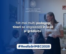 Peste 400 tineri specialiști s-au angajat în școli și grădinițe în 2025