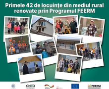 Primele 42 de locuințe din mediul rural au fost reabilitate prin Programul FEERM