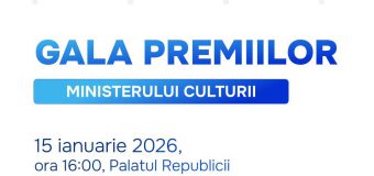 Premiile în domeniul culturii pentru 2025 vor fi decernate de Ziua Națională a Culturii
