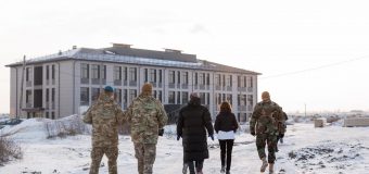 Maia Sandu a inspectat lucrările de construcție a unei noi unități militare