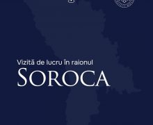 Alexandru Munteanu se află într-o vizită de lucru în raionul Soroca