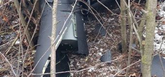 O dronă de 2,5 m a fost depistată în grădina unei case nelocuite din Ștefan Vodă (update)