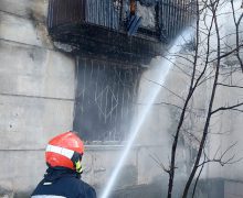 Incendiu într-un apartament din Chișinău
