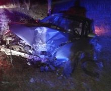 Accident grav la Ștefan Vodă. Șoferul nu deținea permis de conducere și era în stare de ebrietate avansată
