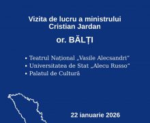 Ministrul Culturii merge astăzi la Bălți