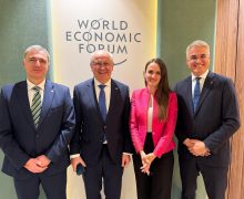 Delegația Republicii Moldova s-a întâlnit cu delegația română la Forumul Economic Mondial