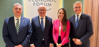 Delegația Republicii Moldova s-a întâlnit cu delegația română la Forumul Economic Mondial