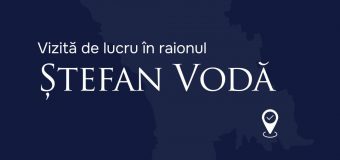 Alexandru Munteanu efectuează o vizită de lucru în raionul Ștefan Vodă
