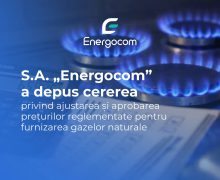 Energocom a solicitat ANRE ajustarea prețului pentru furnizarea gazelor naturale