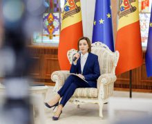 Maia Sandu va răspunde la întrebările jurnaliștilor pe 22 ianuarie