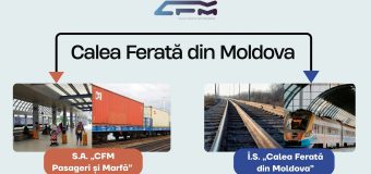Guvernul inițiază reorganizarea Căilor Ferate din Moldova