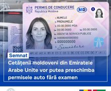 Moldovenii din Emiratele Arabe Unite își vor putea preschimba permisele de conducere fără examen