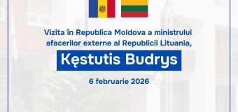 Ministrul afacerilor externe al Republicii Lituania va efectua o vizită de lucru la Chișinău