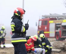Salvatorii IGSU au salvat o persoană de la o adâncime de circa 10 metri