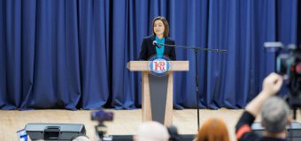 Maia Sandu, la celebrarea activității Universității de Stat din Comrat: Am accentuat rolul universității în păstrarea limbii și identității găgăuze