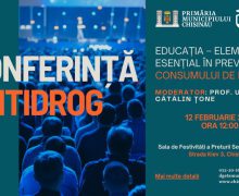 Primăria Chișinău va organiza Conferința municipală ANTIDROG