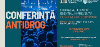 Primăria Chișinău va organiza Conferința municipală ANTIDROG