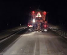 Circulația pe drumurile naționale se desfășoară în condiții de iarnă