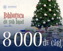 Peste 8 mii de cărți au fost colectate în cadrul campaniei „Biblioteca de sub brad”