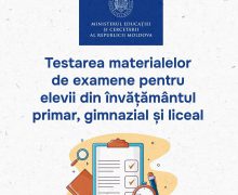 MEC anunță testarea materialelor de examene pentru elevii din învățământul primar, gimnazial și liceal