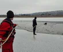 Un autoturism – depistat în lacul Ghidighici
