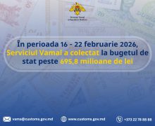 Vama a colectat peste 695 mln. lei săptămâna trecută