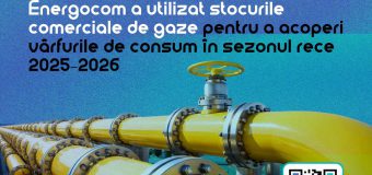 Energocom a utilizat stocurile comerciale de gaze pentru a acoperi vârfurile de consum în sezonul rece 2025–2026