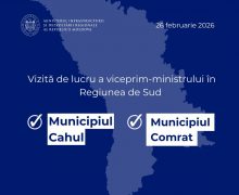 Vladimir Bolea efectuează o vizită de lucru la Cahul