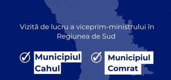 Vladimir Bolea efectuează o vizită de lucru la Cahul