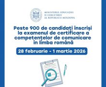 Peste 900 de candidați s-au înscris la examenul de certificare a competențelor de comunicare în limba română