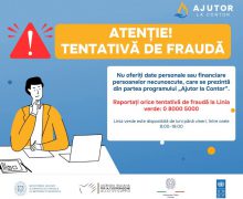 Tentative de fraudă privind programul „Ajutor la contor”
