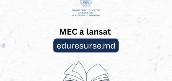 MEC a lansat eduresurse.md – o platformă care găzduiește manuale digitale