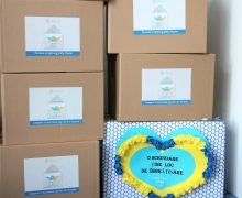 Elevii din toată țara au transmis scrisori cu mesaje de solidaritate prntru copiii din Ucraina