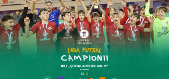Școala medie nr. 9 din Rîbnița, câștigătoarea turneului inaugural „Fotbal în Școli – Liga Futsal”