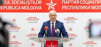 Igor Dodon: Astăzi este marcată Ziua statalității moldovenești. Socialiștii lansează campania națională „Republica Modova este Patria noastră”