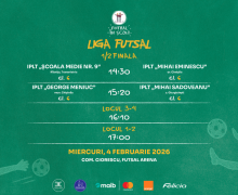 Fotbal în Școli – Liga Futsal, ediția 2025/2026. Turneul final se joacă astăzi, 4 februarie