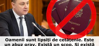 PSRM s-a adresat Procuraturii în legătură cu cazurile de retragere a cetățeniei