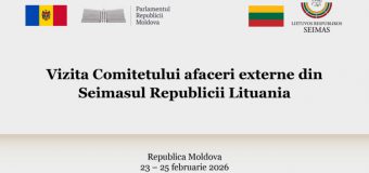 Membrii Comitetului pentru afaceri externe din Seimasul Republicii Lituania efectuează o vizită în Republica Moldova