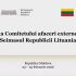 Membrii Comitetului pentru afaceri externe din Seimasul Republicii Lituania efectuează o vizită în Republica Moldova
