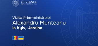 Premierul, împreună cu 3 miniștri, desfășoară o vizită oficială la Kiev